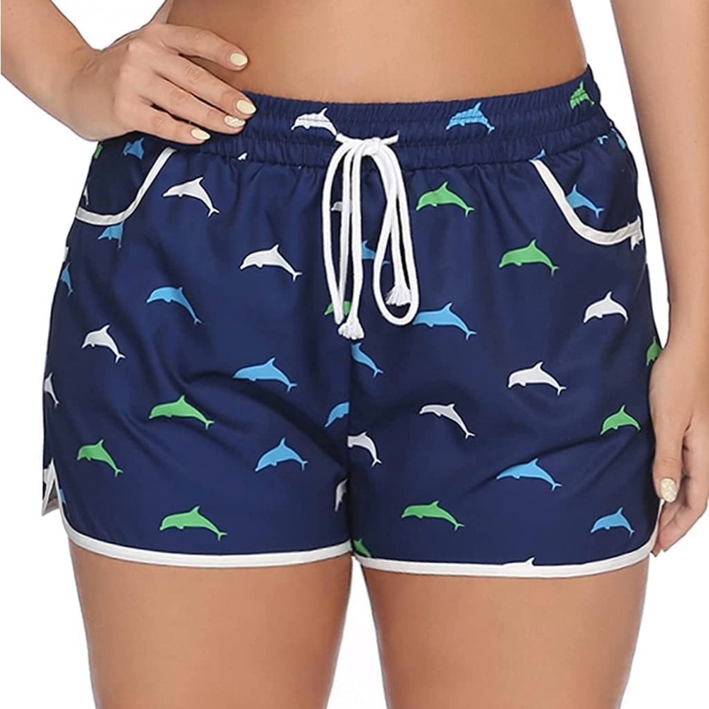 NWT IN'VOLAND Women's Plus Size Swim Shorts